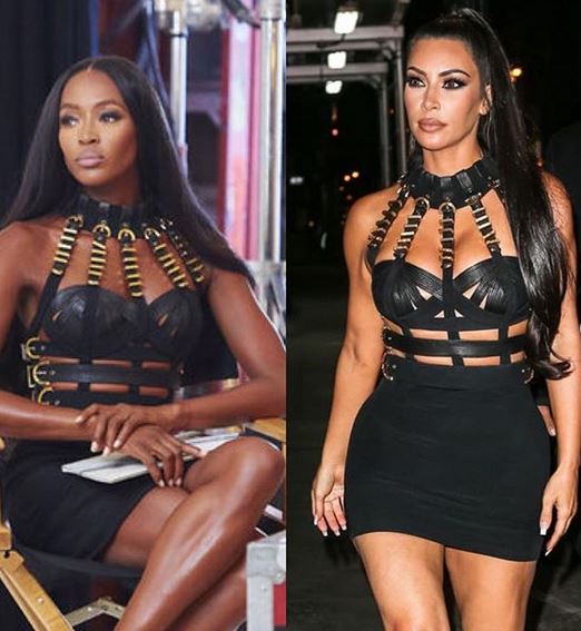 H Kim Kardashian αντιγράφει τη Naomi Campbell