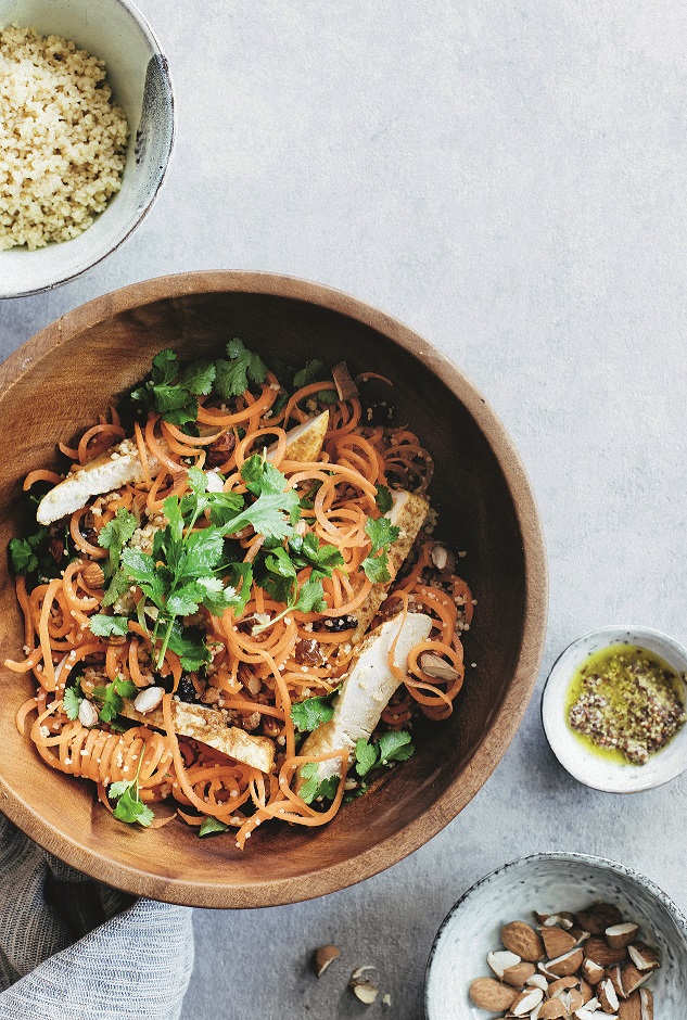 Το ελαφρύ γεύμα του weekend: Κοτόπουλο με σπαγγέτι λαχανικών