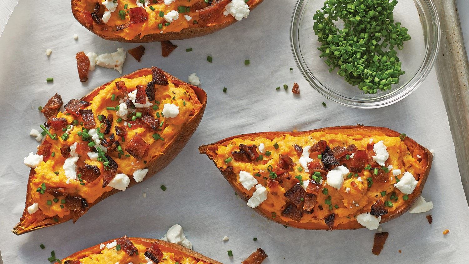 Γεμιστές γλυκοπατάτες: Το comfort food του σαββατοκύριακου