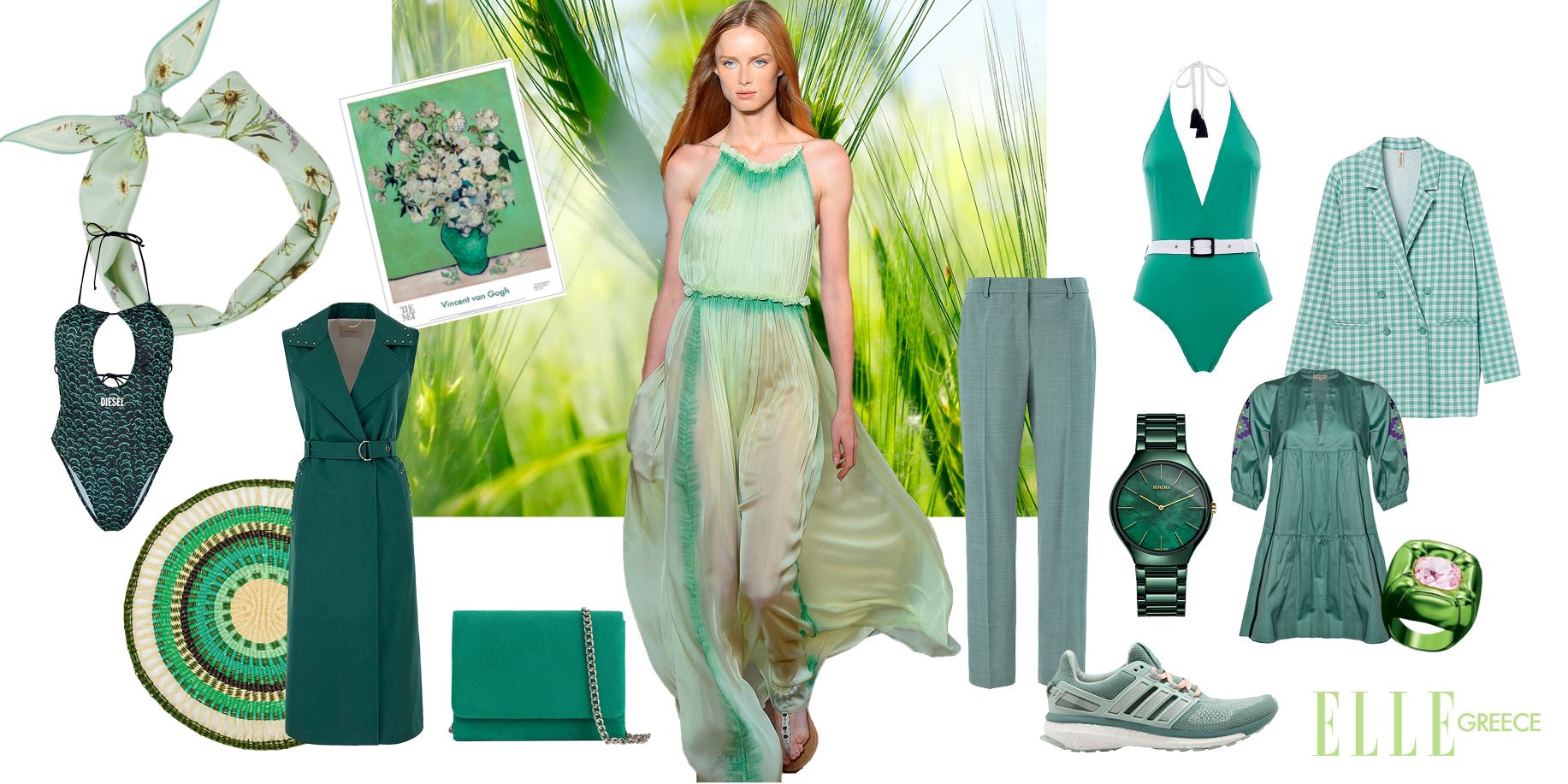 Kiss The Green! Το πράσινο είναι το χρώμα που θα τονίσει την χρυσό-χάλκινη επιδερμίδα σου (11 items)
