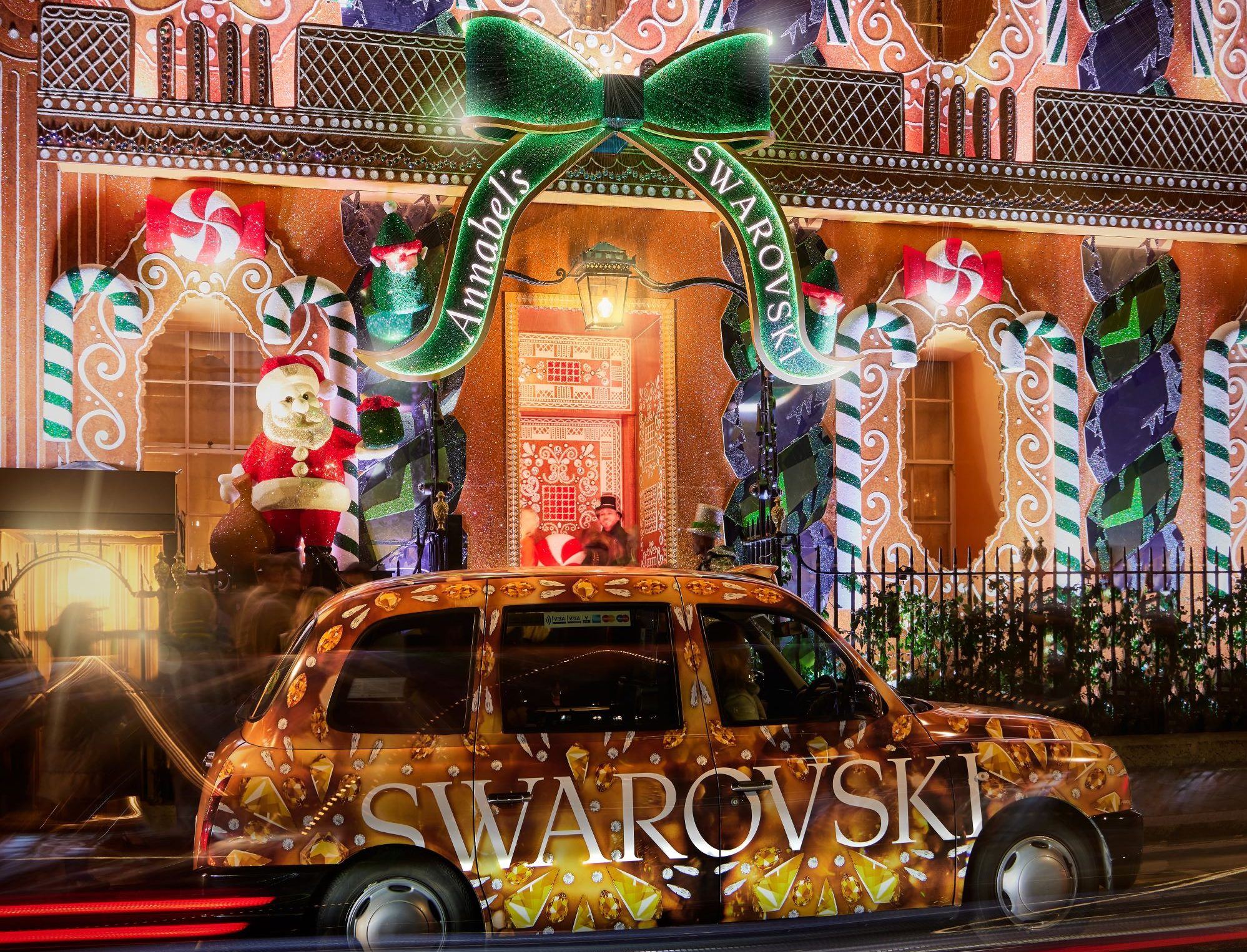 Swarovski x Annabel's: Αποκάλυψαν την μαγευτική πρόσοψη και είναι έτοιμοι να υποδεχτούν τα Χριστούγεννα