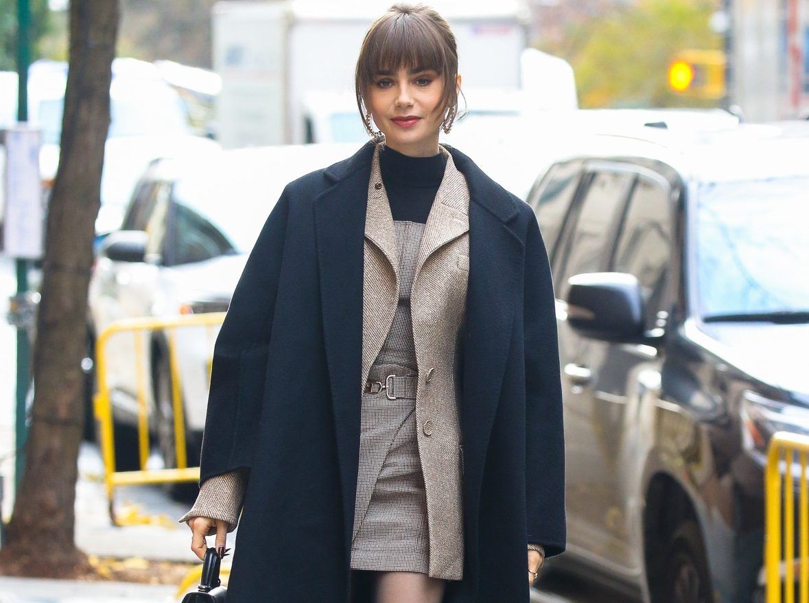 H Lily Collins έκανε το πιο stylish haircut