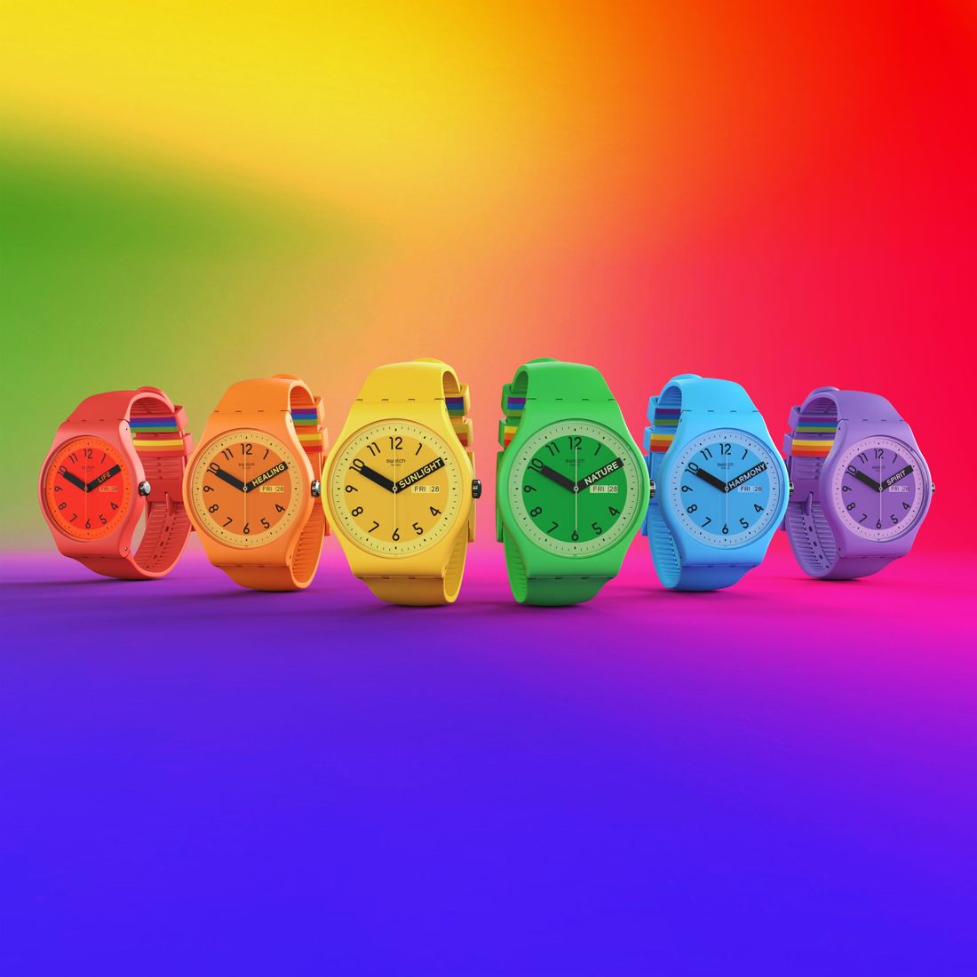 Swatch Pride Collection 2023: Με ανοιχτή καρδιά και ανοιχτό μυαλό, η Swatch αγκαλιάζει όλους τους ανθρώπους και όλες τις μορφές αγάπης