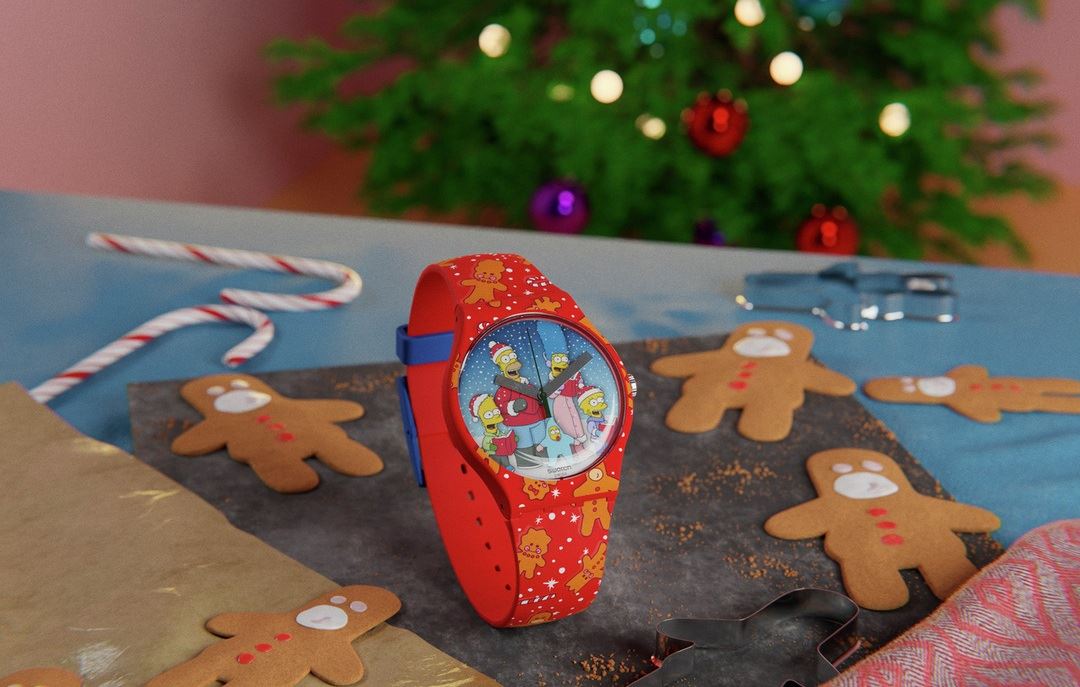 Swatch: Τα εορταστικά ρολόγια με τους Simpsons που θα σκοπίσουν χαρά και κέφι