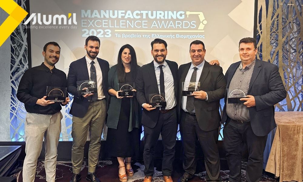 Η ALUMIL «έλαμψε» στα Manufacturing Excellence Awards 2023 αποσπώντας 6 σημαντικά βραβεία