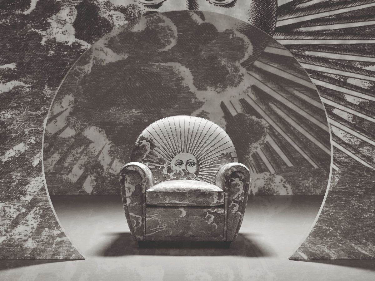 Poltrona Frau x Fornasetti: Ενώνουν τις δυνάμεις τους συνδυάζοντας την επιπλοποιία με την υψηλή ραπτική