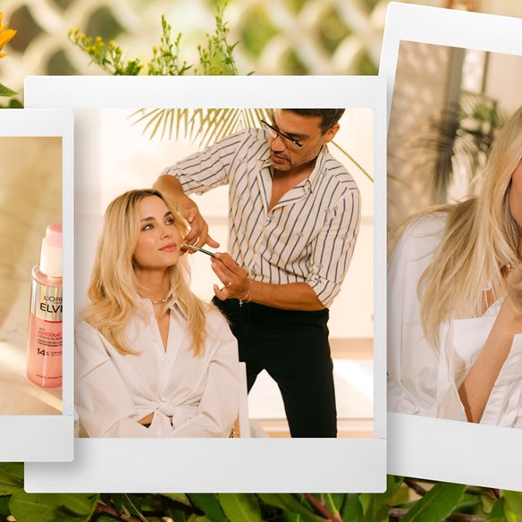 ELLE 80 Years: Όλα τα steps από το εντυπωσιακό beauty look της Δούκισσας Νομικού στο πιο λαμπερό party (video)
