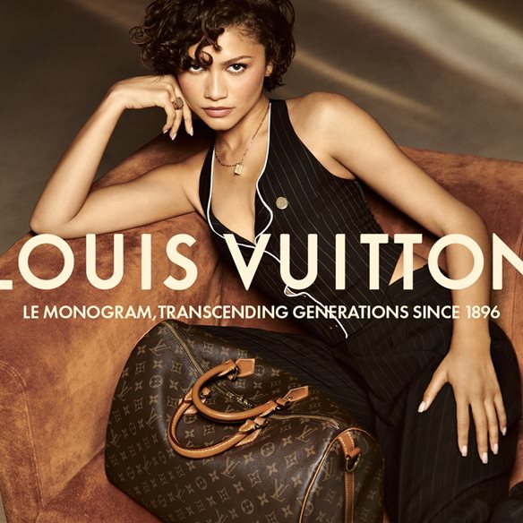 Η Zendaya πρωταγωνιστεί στη νέα καμπάνια Louis Vuitton για τα 130 χρόνια του Monogram