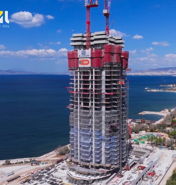 Riviera Tower: Υλοποιείται το ψηλότερο κτίριο της χώρας με προηγμένα συστήματα της ALUMIL