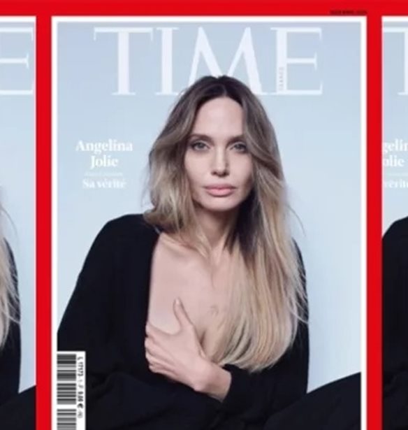 Η Angelina Jolie μάς δείχνει την ουλή της μαστεκτομής της σε ένα από τα πιο συγκλονιστικά εξώφυλλα της χρονιάς