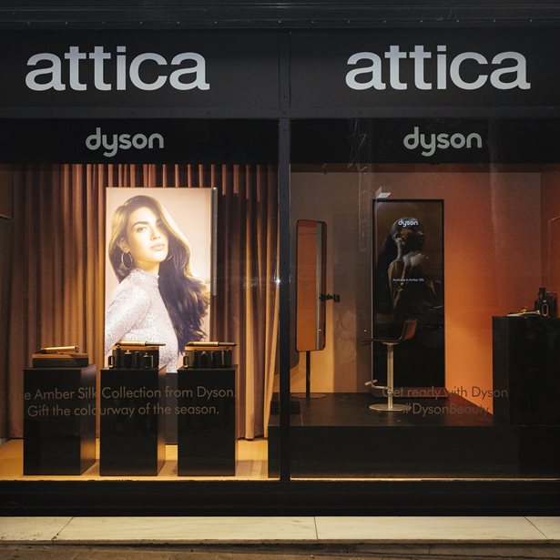 Dyson Live Window Activation στο Attica City Link: Μια πρωτοποριακή εμπειρία hairstyling στην καρδιά της Αθήνας