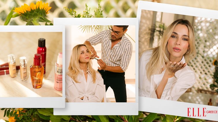 ELLE 80 Years: Όλα τα steps από το εντυπωσιακό beauty look της Δούκισσας Νομικού στο πιο λαμπερό party (video)