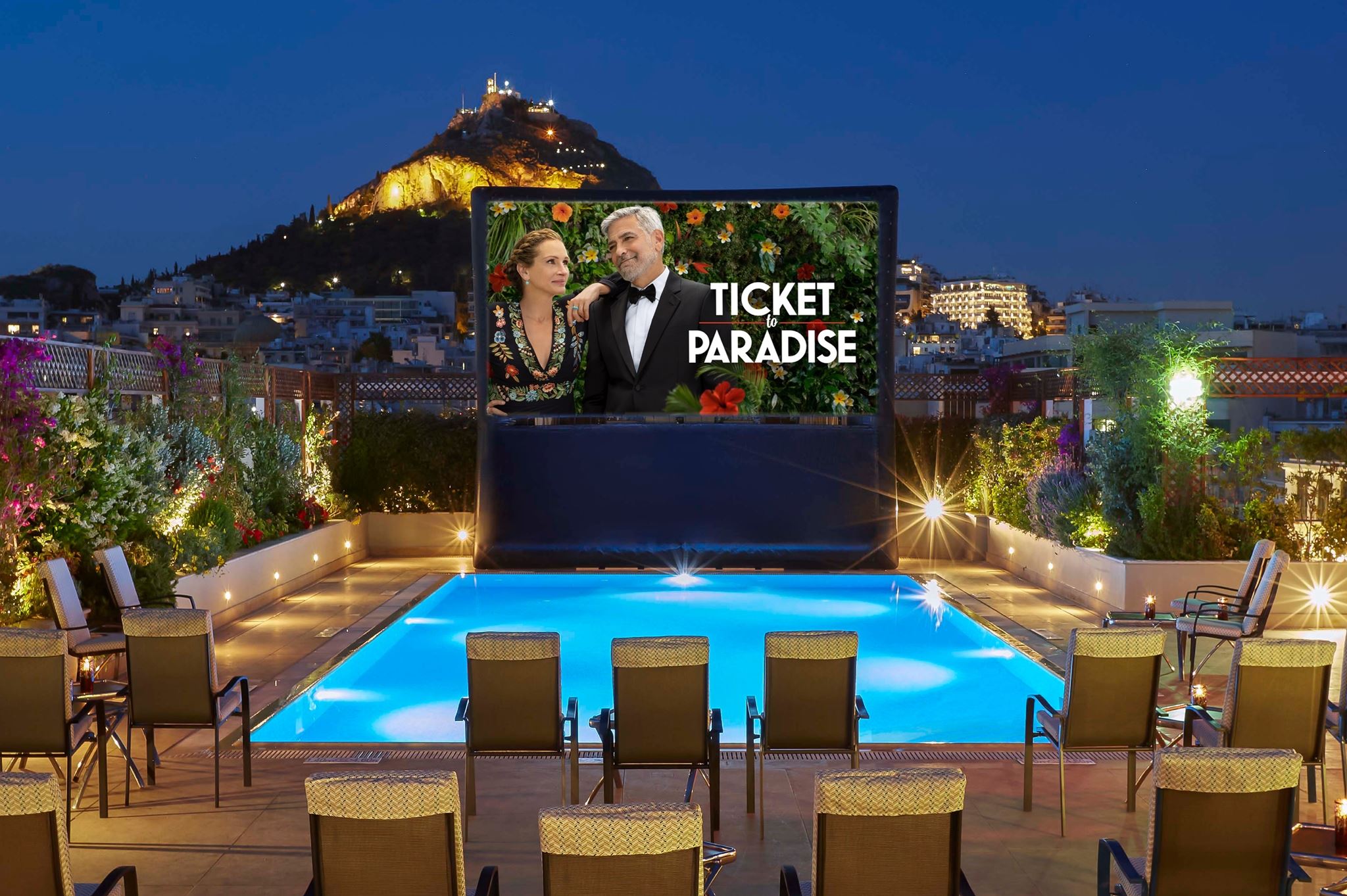 Pool Your Cinema: Το πιο μαγευτικό θερινό σινεμά της πόλης επιστρέφει στο Ξενοδοχείο Μεγάλη Βρεταννία