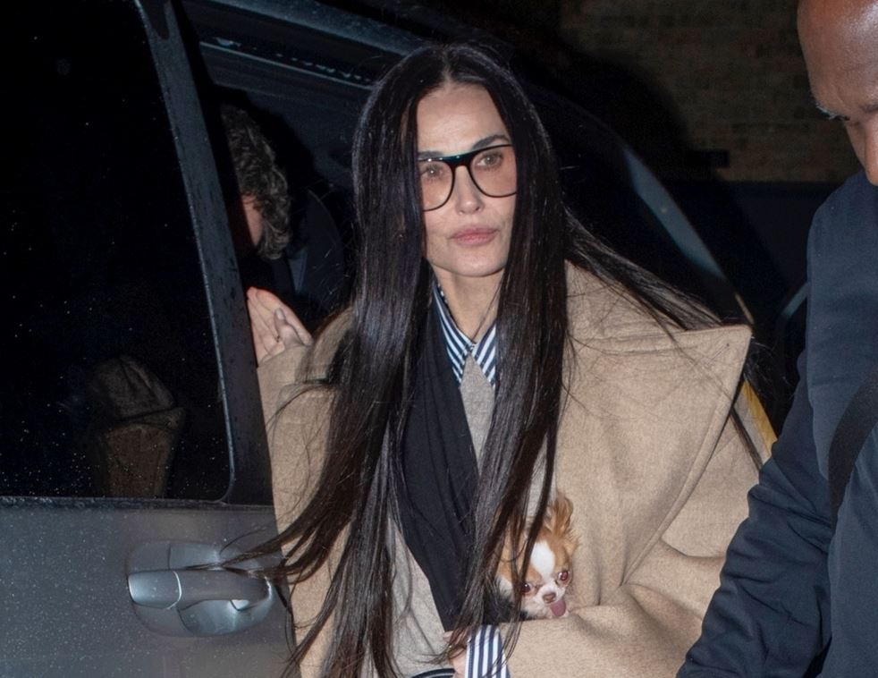 Η Demi Moore κράτησε την it-τσάντα για όλες τις ώρες
