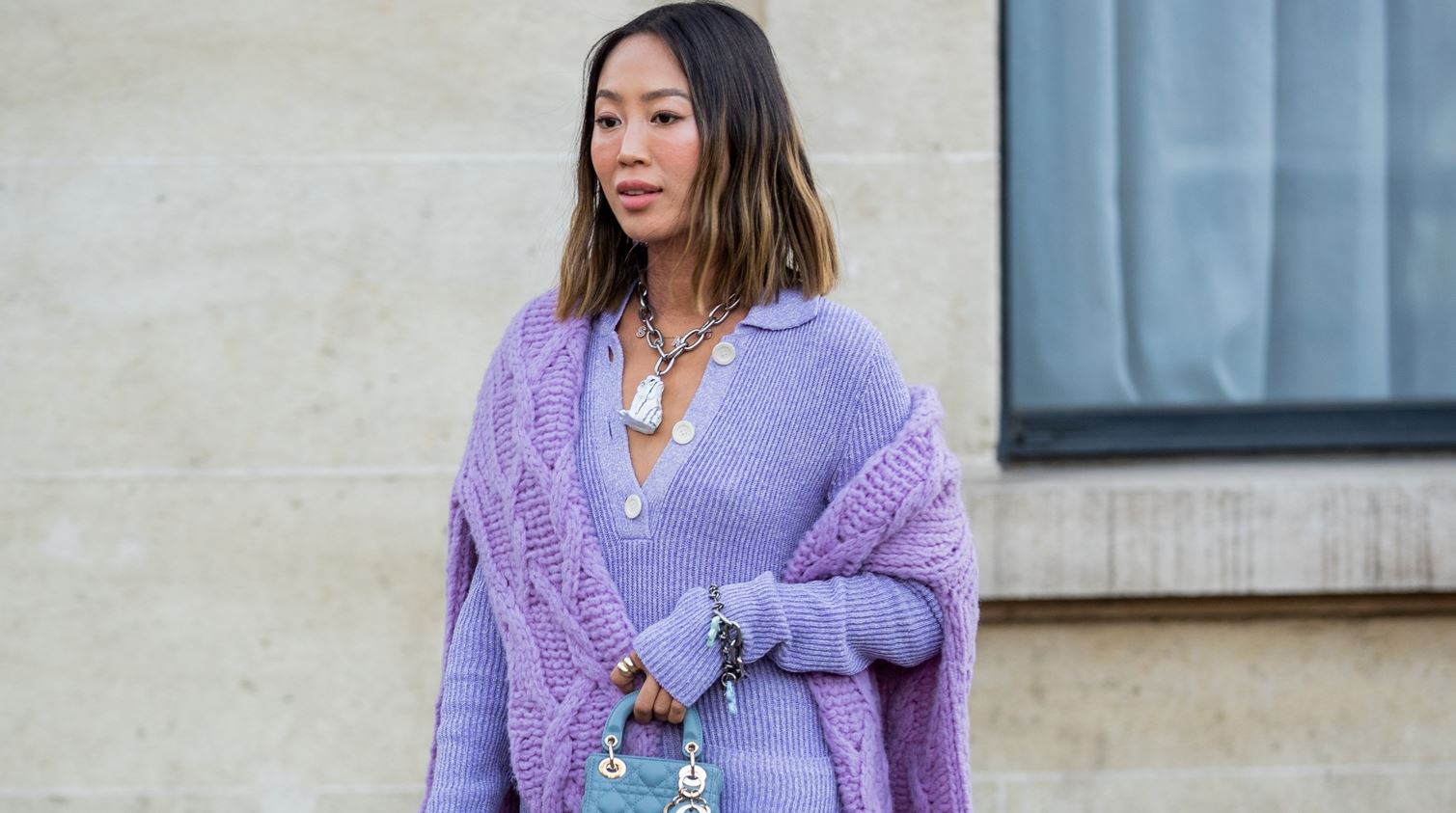 Lavender softness: Πώς θα εντάξεις το μωβ της λεβάντας στα looks σου